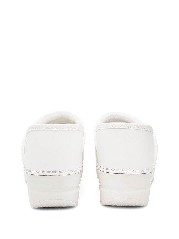 Dansko Professional Nurse Shoes in White Box featuring a 2 inch heel height.