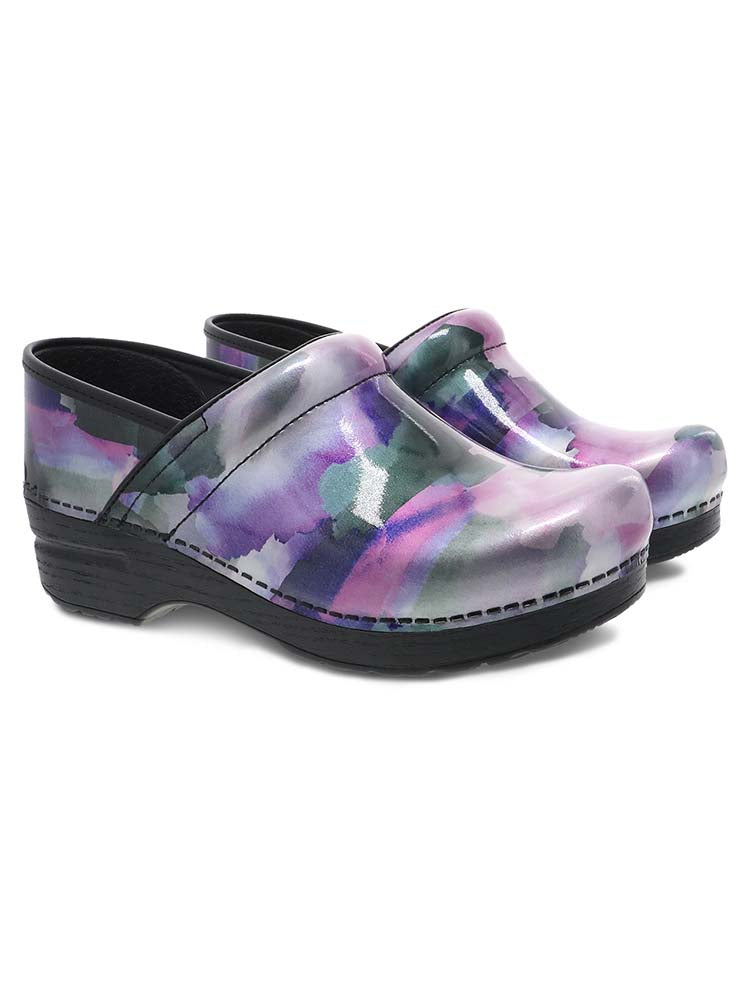 Dansko Professional Nurse Shoes in Mystic Patent are stain resistant.