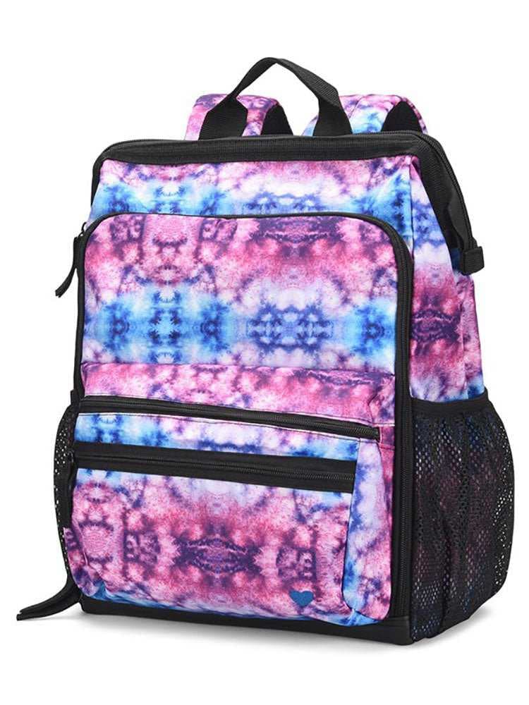 The Ultimate Backpack from Nursemates in Jacquard Butterfly featuring a large hinged mouth for easy access to roomy interior & heavy duty zippers & seams to ensure a reliable, long lasting product.