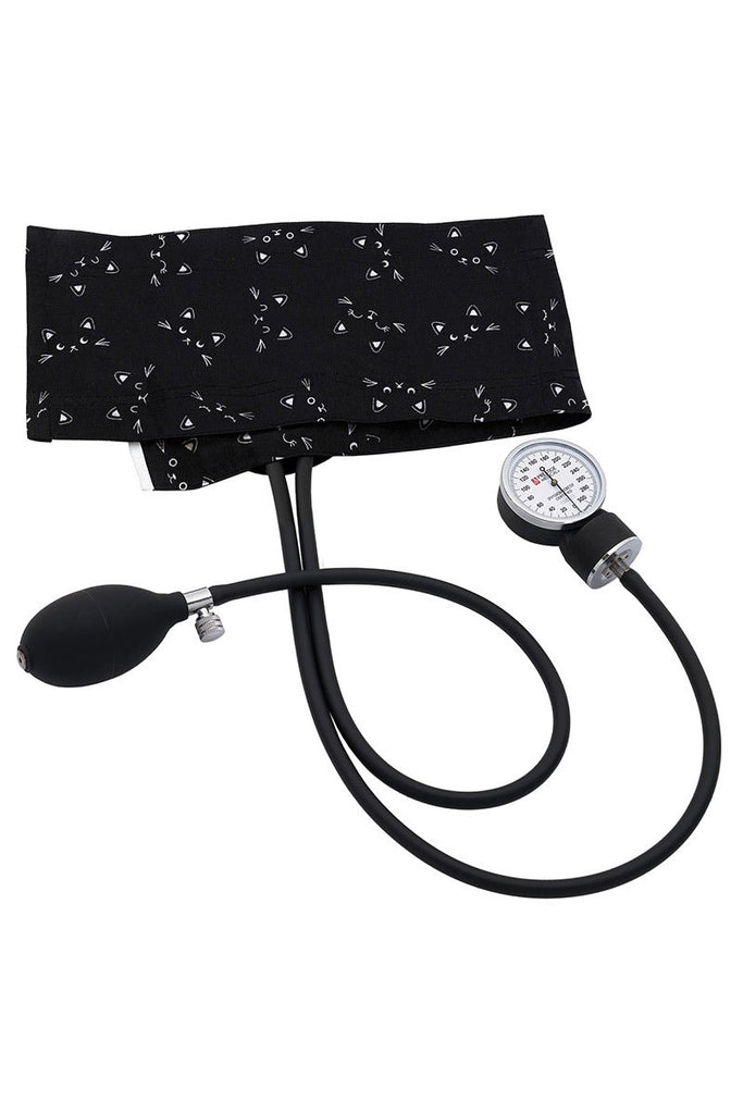 A picture of the Prestige Medical Premium Aneroid Sphygmomanometer in Cats Black and White.