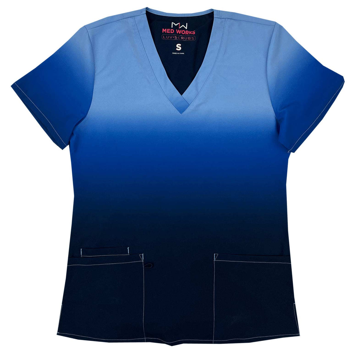 Ombre on sale scrub tops