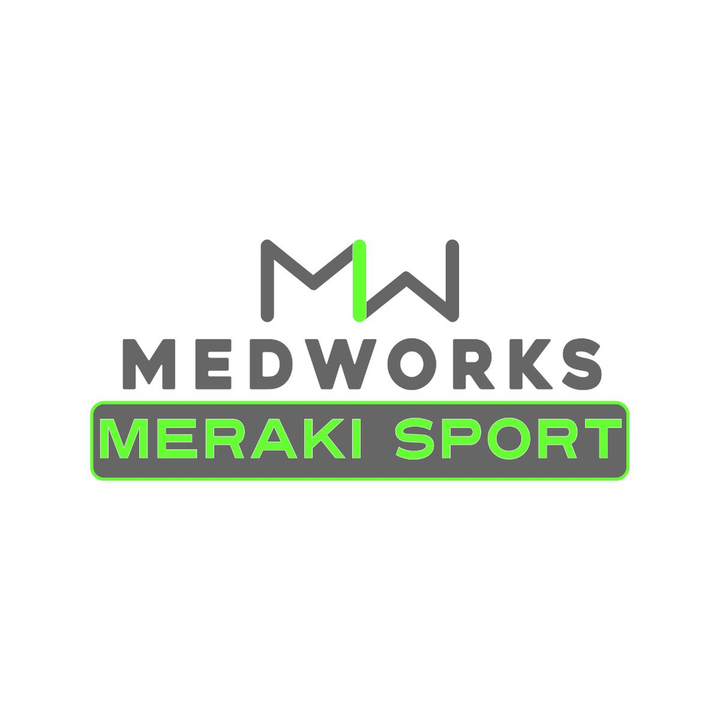 Scrub Pro Uniforms exclusive MedWorks Meraki Sport Logo.