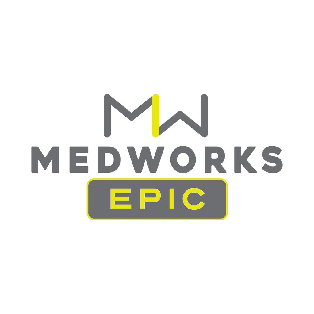 MedWorks Epic Logo scrubs for men & women.