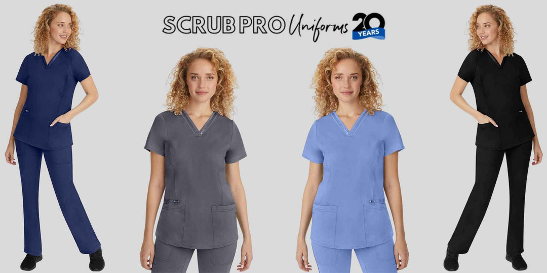 Scrub Pro's selection of Purple Label Women's Jasmin Scrub Tops.