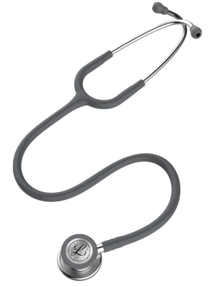 The 3M Littmann Classic III Stethoscope in Grey on a plain white background.