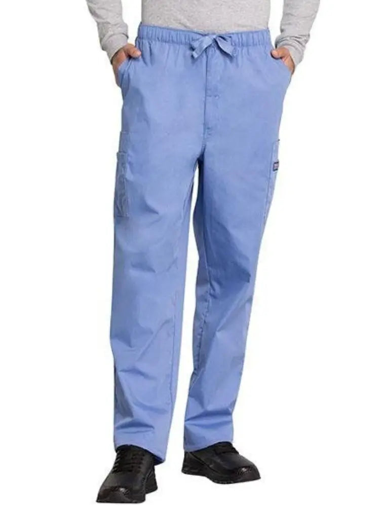 Cherokee Workwear Originals Men's fly front scrub pants.