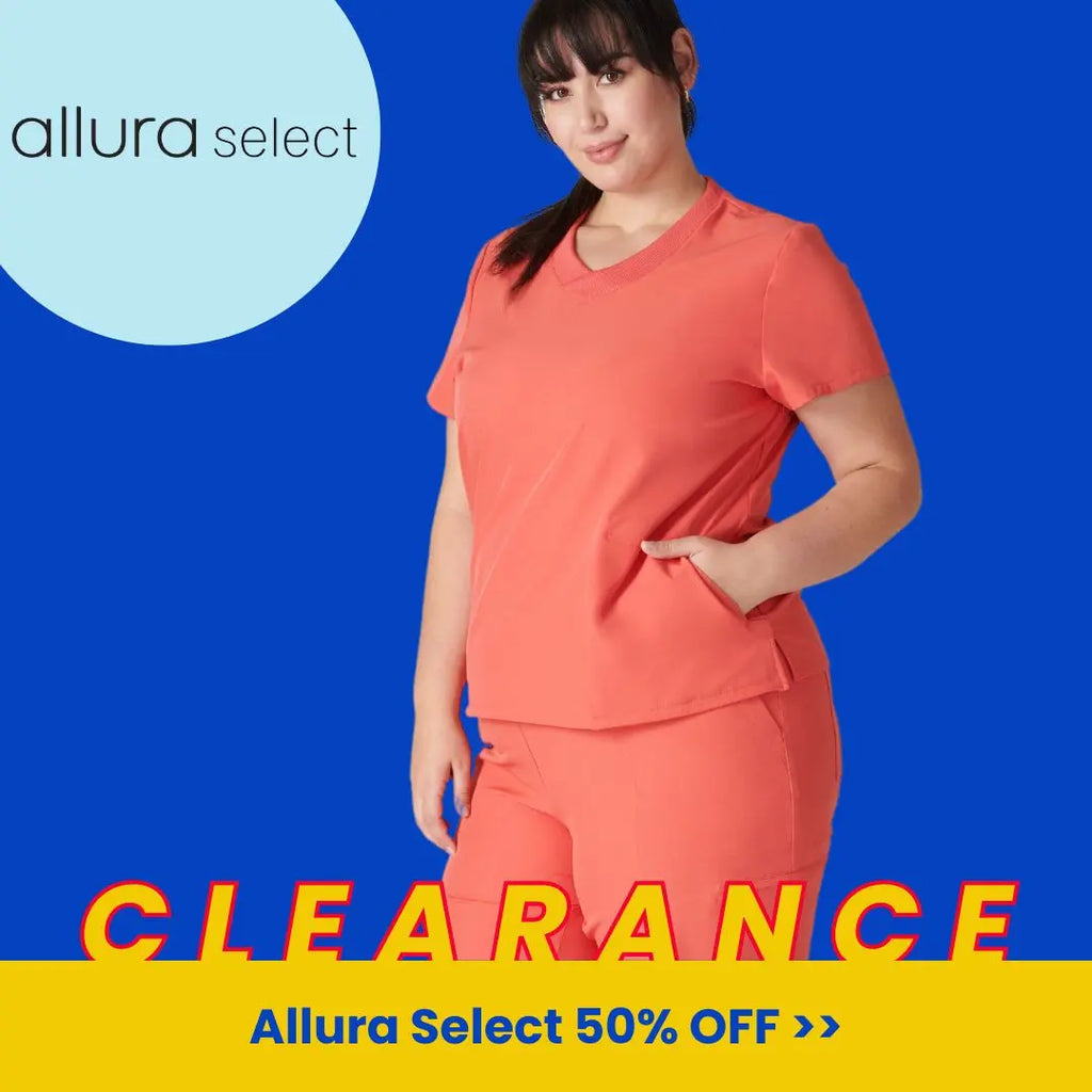 Allura Select from Cherokee Uniforms is 50% off at Scrub Pro.