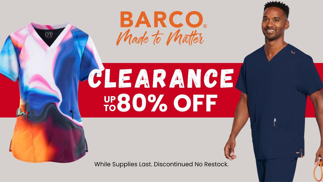 Barco Uniforms are up to 80% off at Scrub Pro Uniforms.