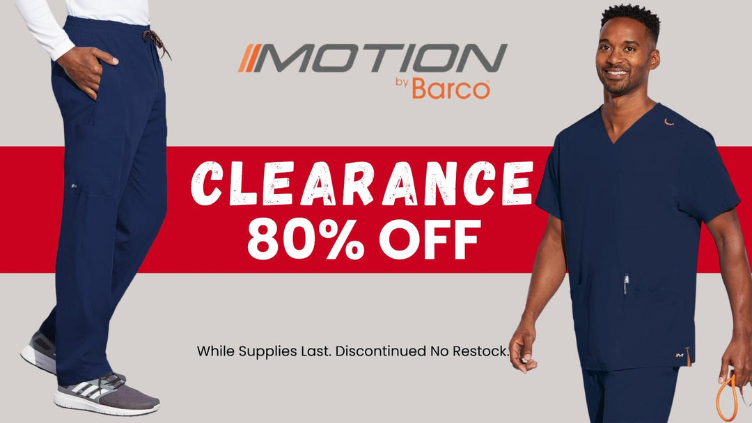 Barco Motion scrubs are on sale at Scrub Pro Uniforms for 80% off.