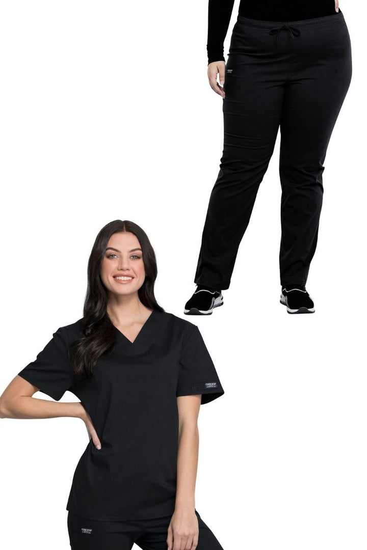 A female nurse showcasing the WW605 & WW125 from Cherokee Workwear Professionals.