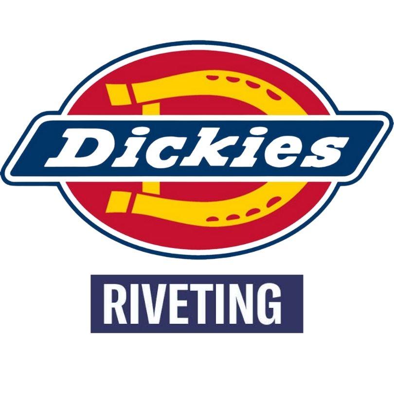 The Dickies Riveting logo on a solid white background.