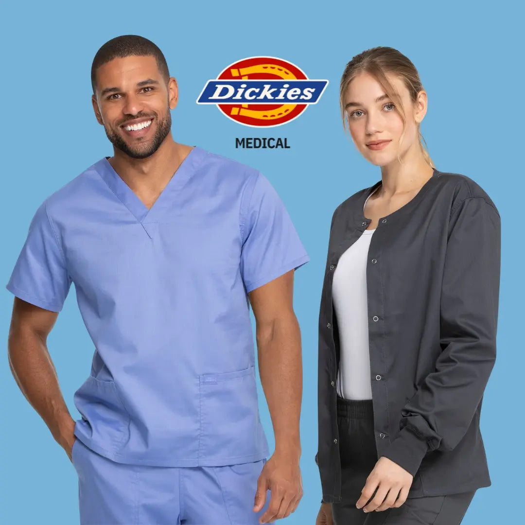 Dickies industrial scrubs for men & women are only $99 when you bundle 5 tops, 5 pants & 2 jackets.