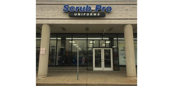 The Scrub Pro storefront at our Gray's Ferry Shopping Center location in Philadelphia, Pennsylvania.