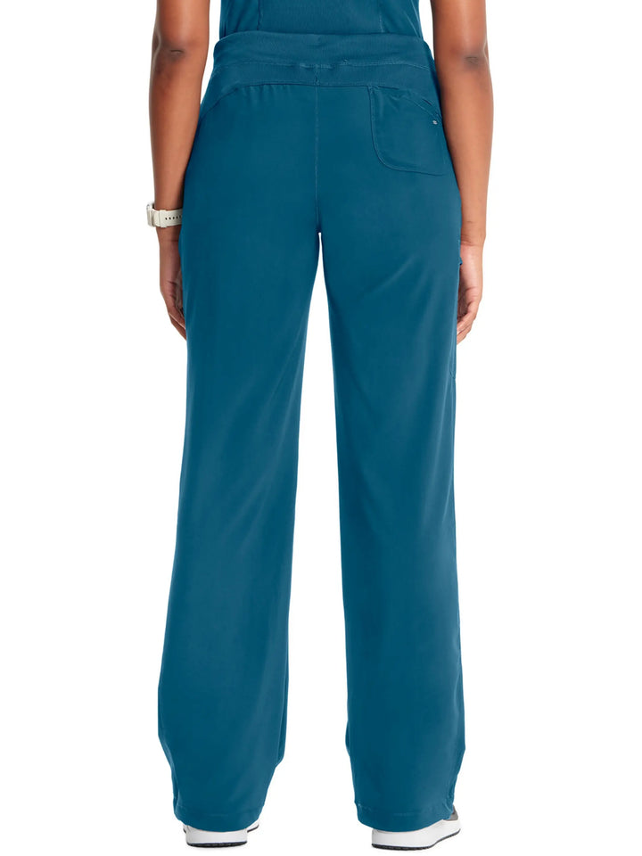 Infinity Women's Low-Rise Straight Leg Scrub Pant | Caribbean