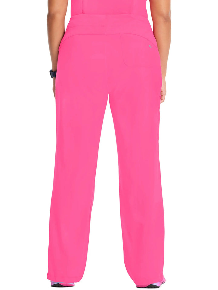 Infinity Women's Low-Rise Straight Leg Scrub Pant | Carmine Pink