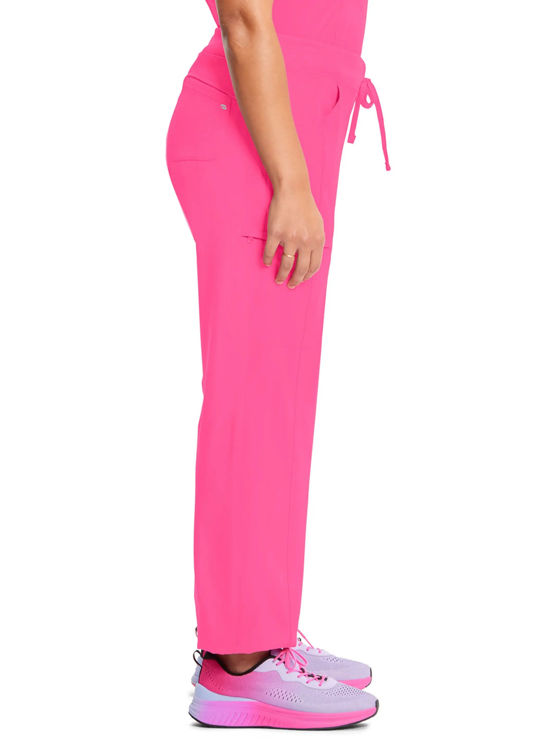 Infinity Women's Low-Rise Straight Leg Scrub Pant | Carmine Pink