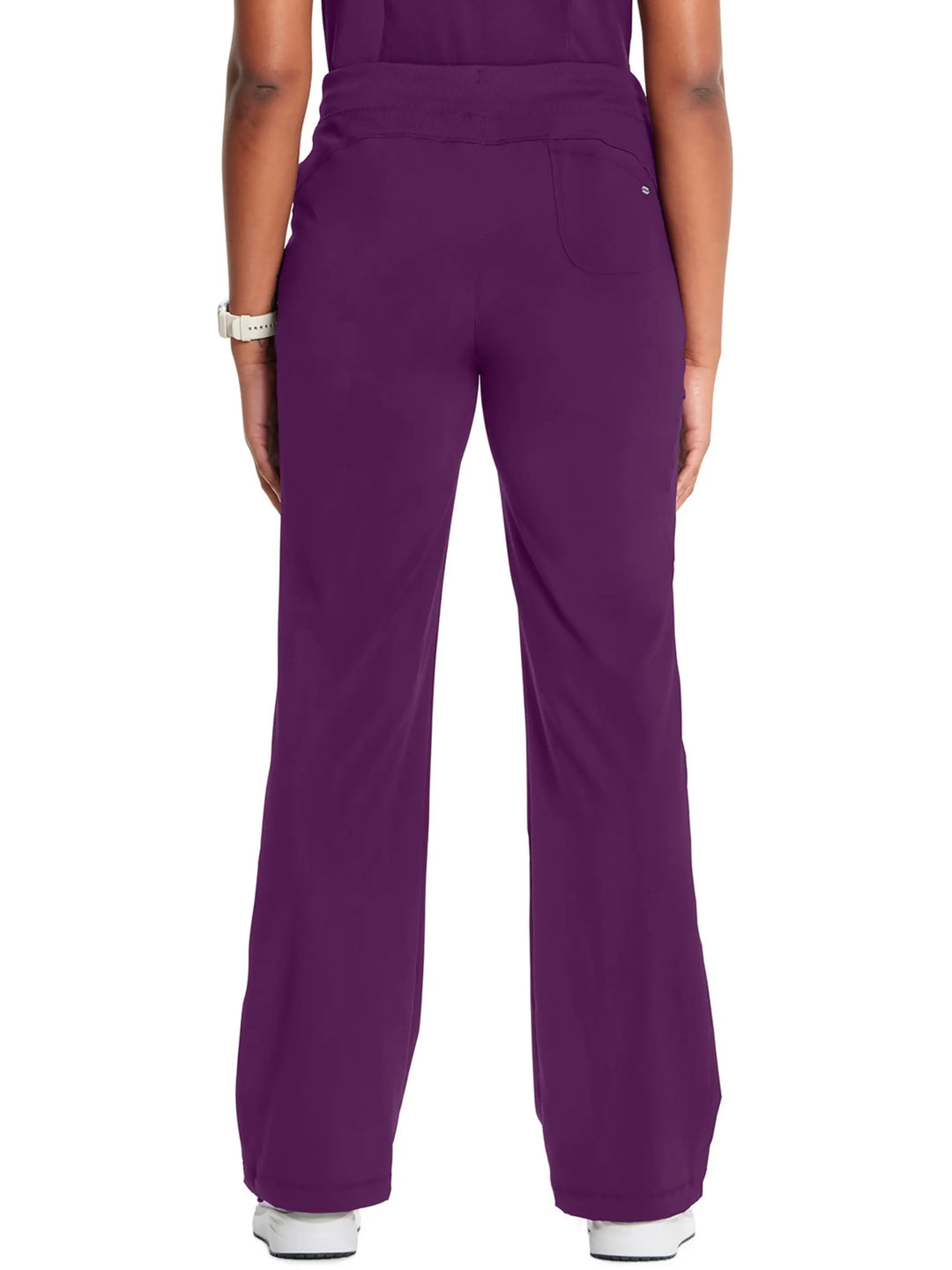 Infinity Women's Low-Rise Straight Leg Scrub Pant | Eggplant