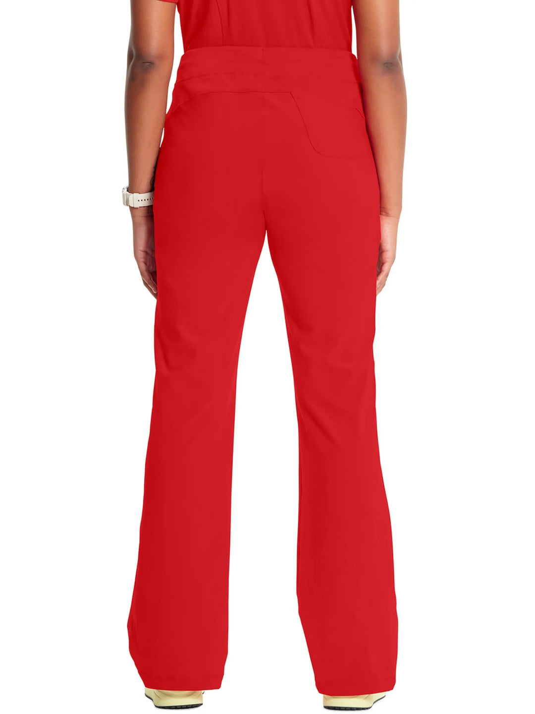 Infinity Women's Low-Rise Straight Leg Scrub Pant | Red