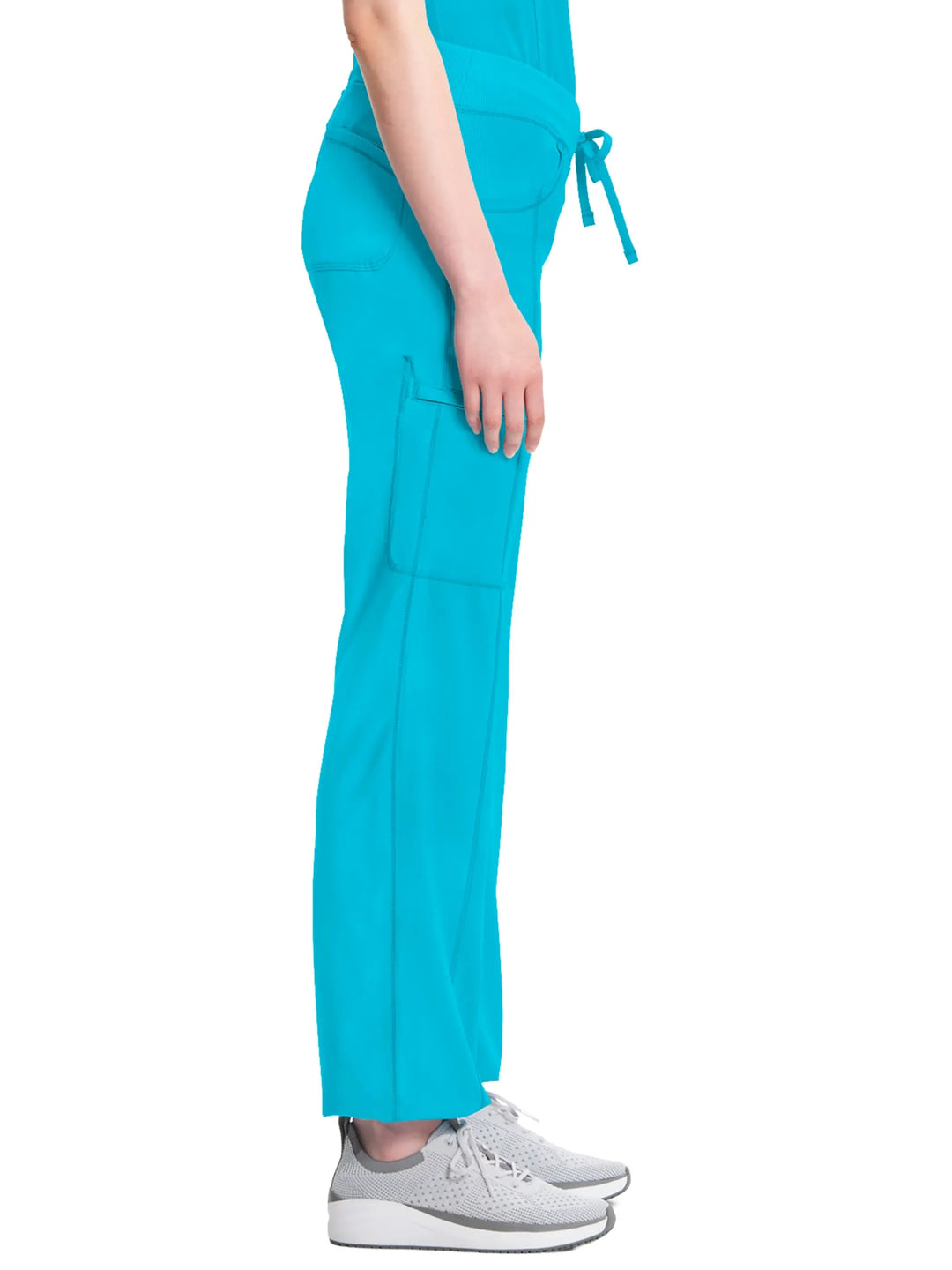 Infinity Women's Low-Rise Straight Leg Scrub Pant | Turquoise