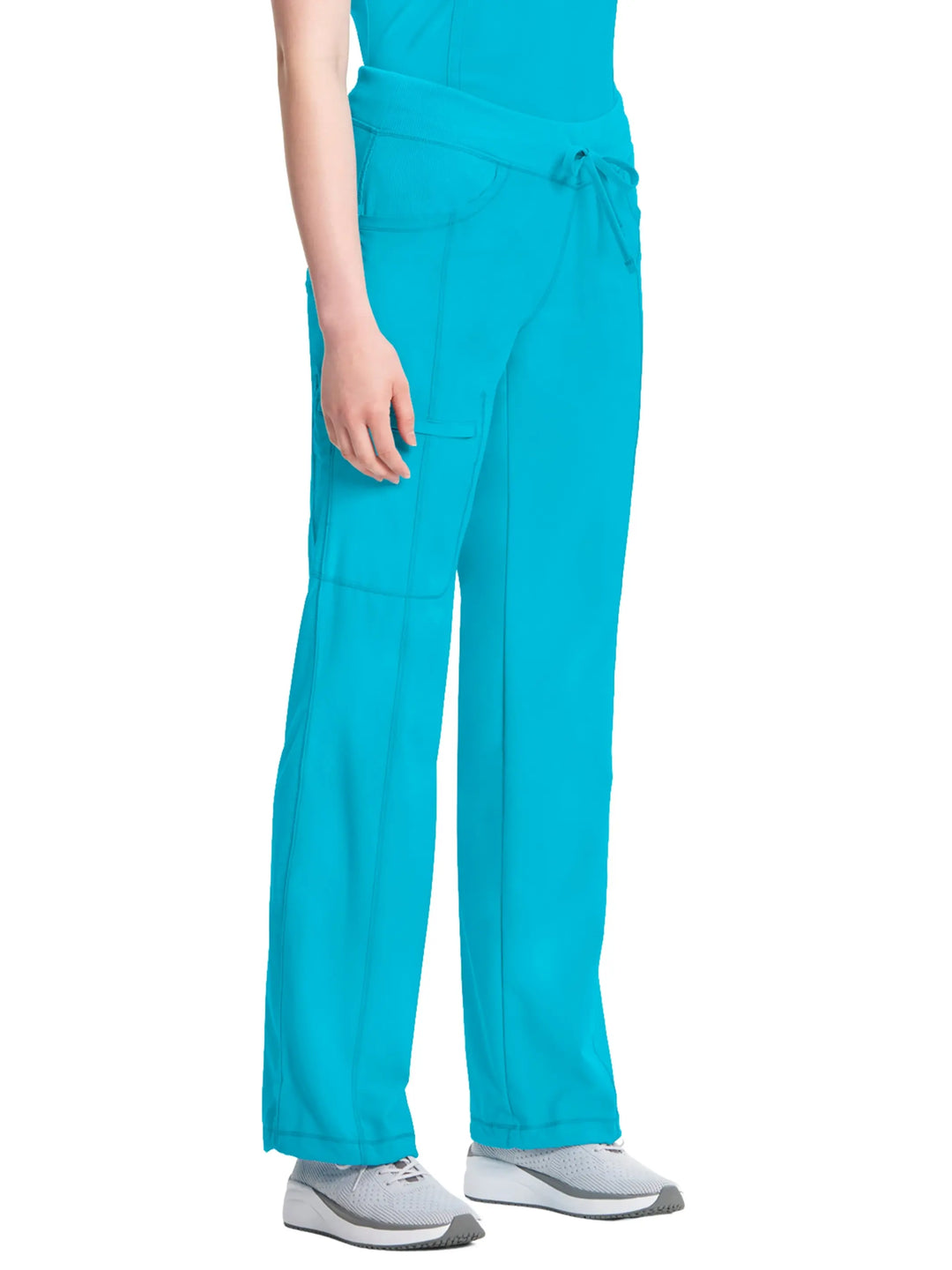 Infinity Women's Low-Rise Straight Leg Scrub Pant | Turquoise