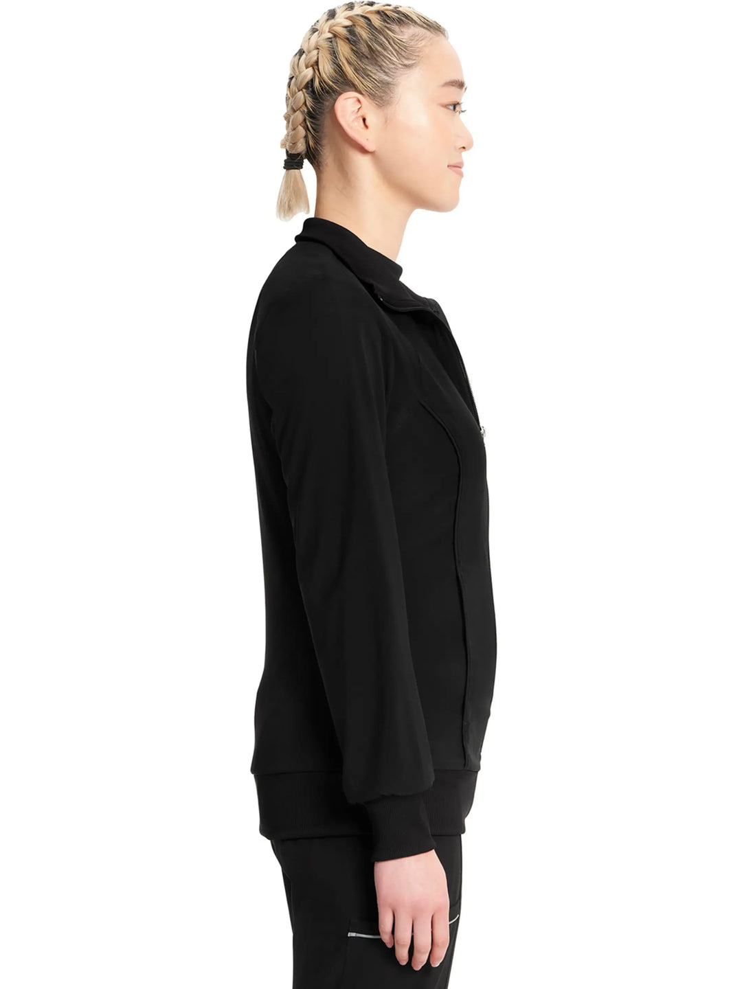 Infinity Women's Antimicrobial Warm Up Jacket | Black