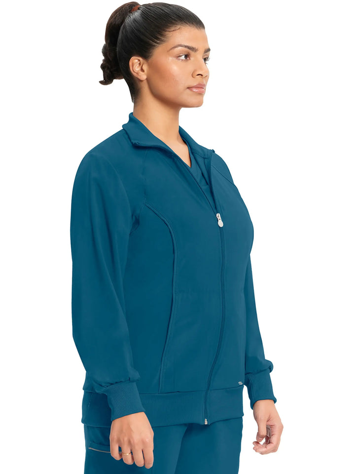 Infinity Women's Antimicrobial Warm Up Jacket | Caribbean