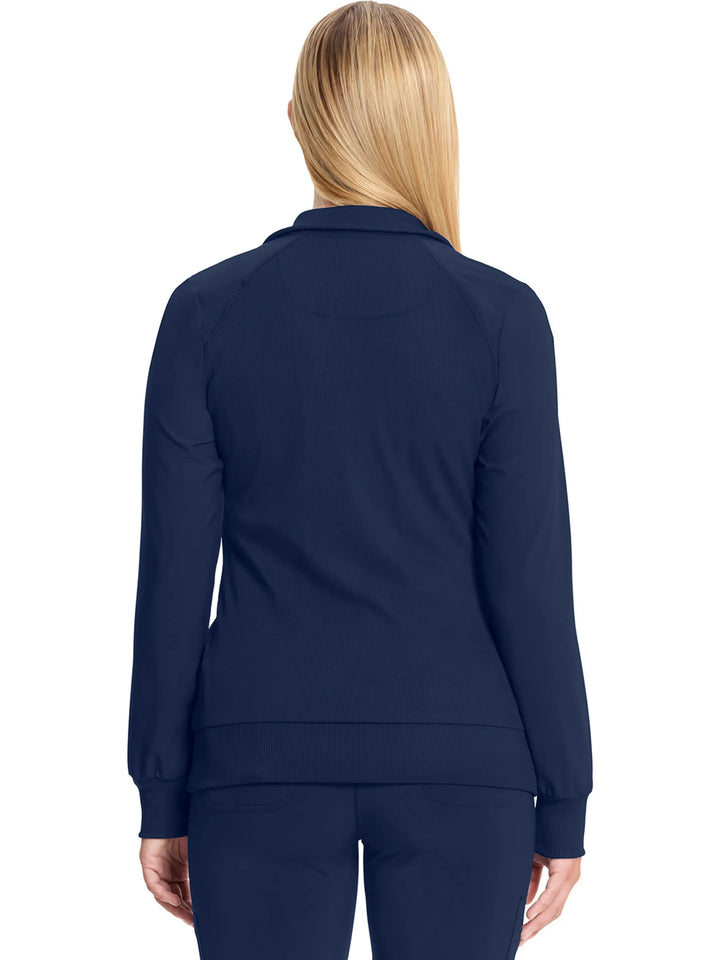 Infinity Women's Antimicrobial Warm Up Jacket | Navy