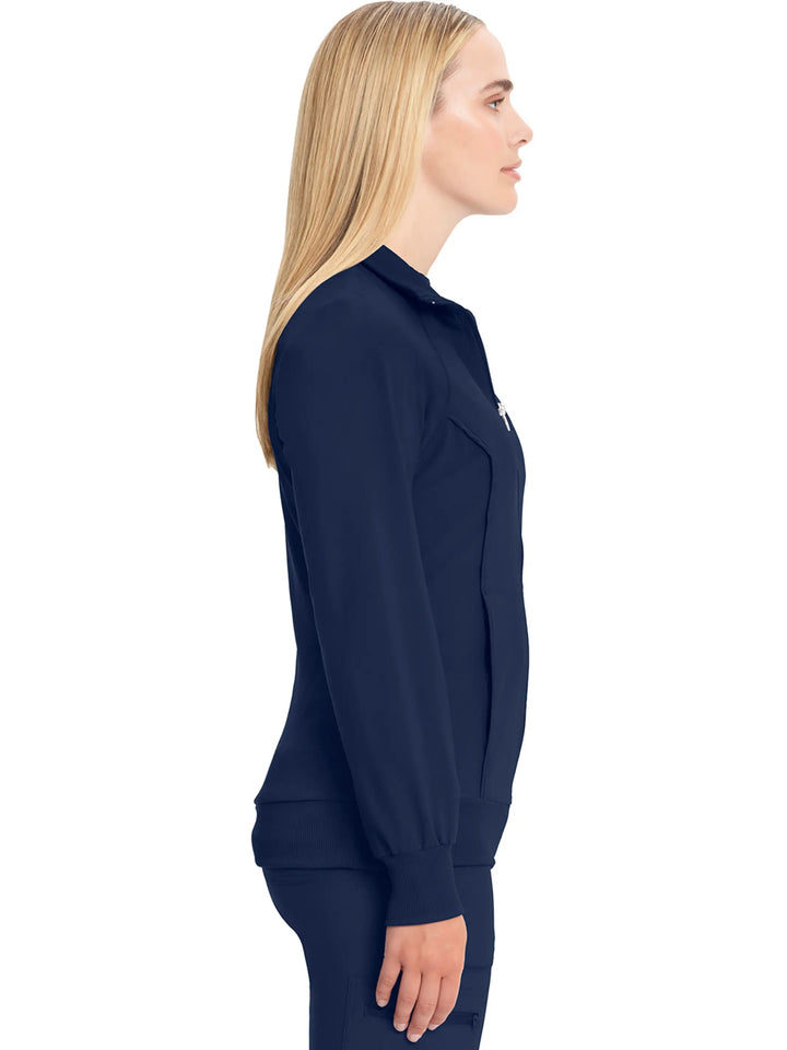 Infinity Women's Antimicrobial Warm Up Jacket | Navy