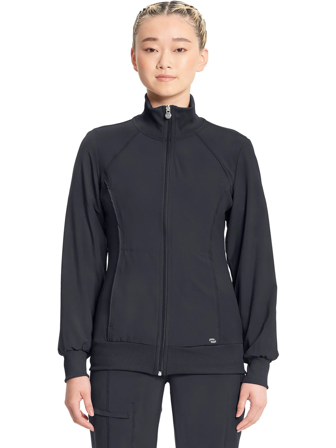 Infinity Women's Antimicrobial Warm Up Jacket | Pewter