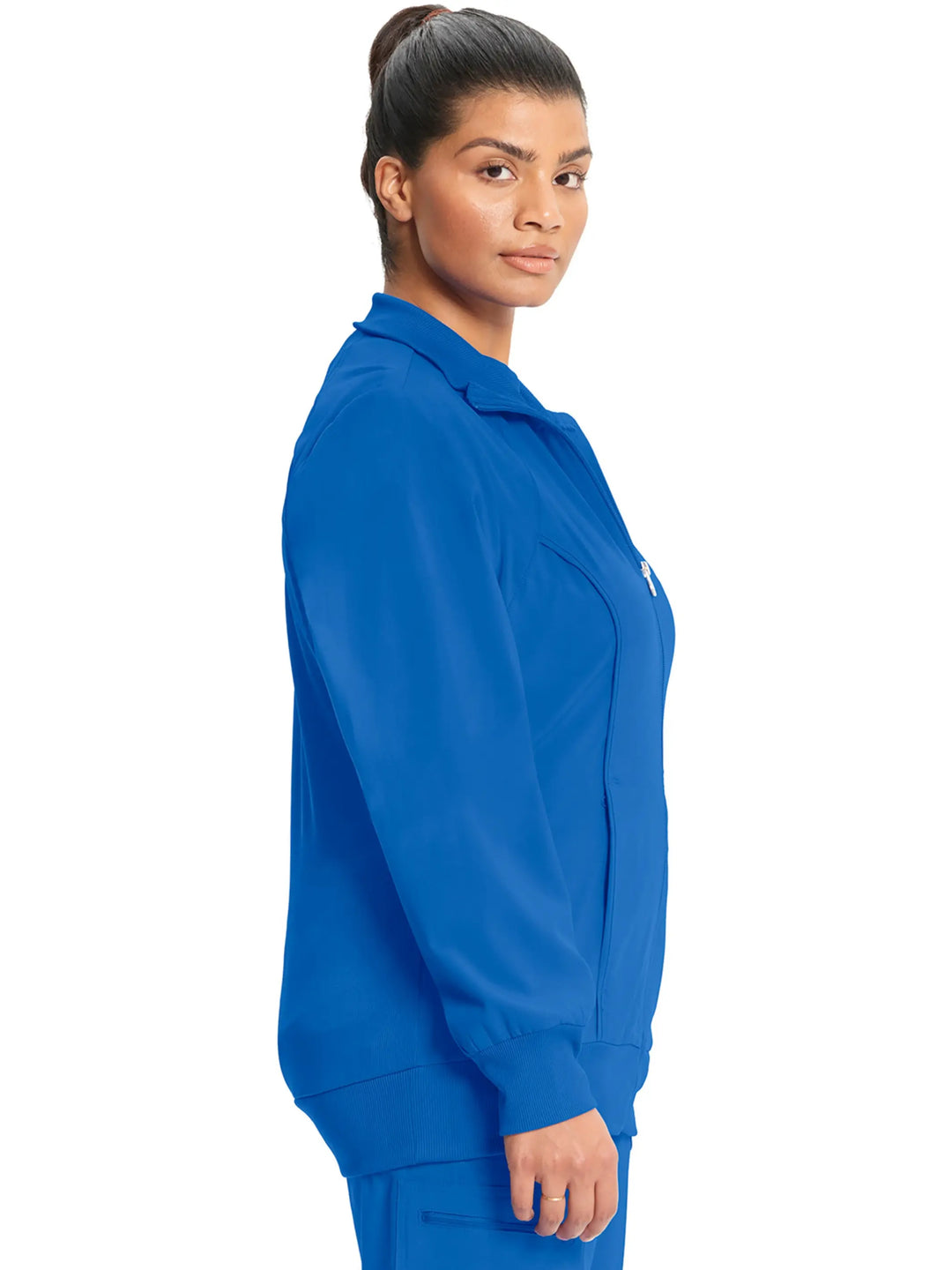 Infinity Women's Antimicrobial Warm Up Jacket | Royal