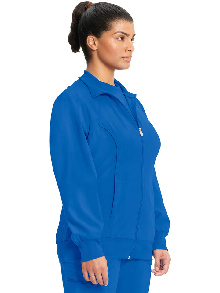 Infinity Women's Antimicrobial Warm Up Jacket | Royal