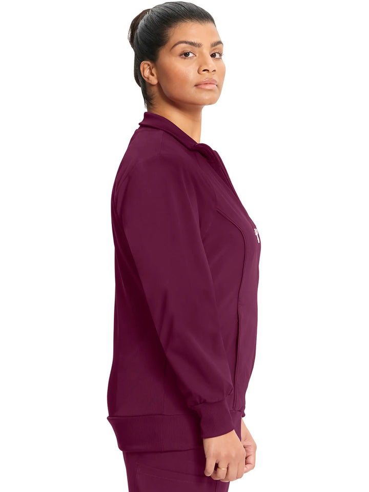 Infinity Women's Antimicrobial Warm Up Jacket | Wine