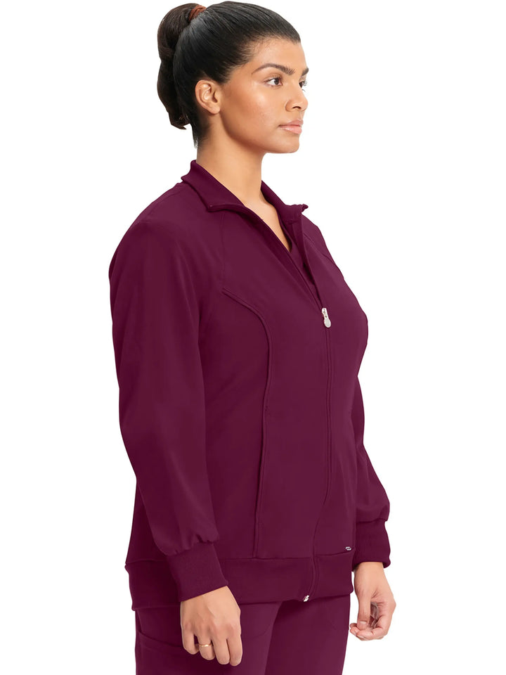 Infinity Women's Antimicrobial Warm Up Jacket | Wine