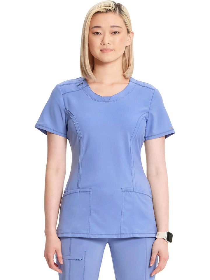 Infinity Women's Round Neck Scrub Top | Ceil