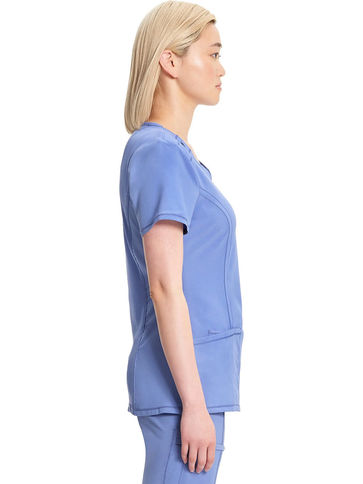 Infinity Women's Round Neck Scrub Top | Ceil