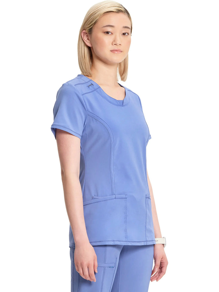 Infinity Women's Round Neck Scrub Top | Ceil