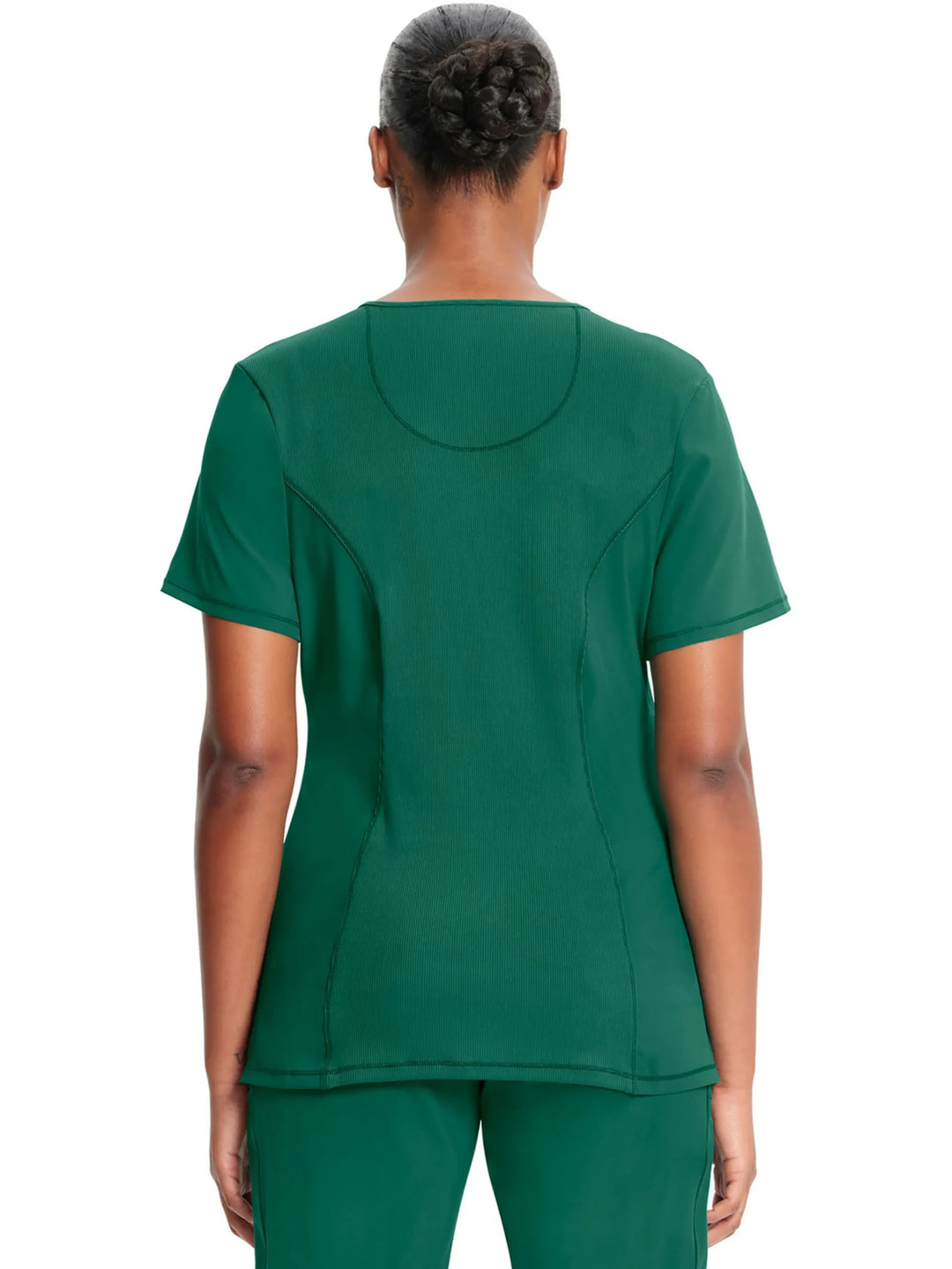 Infinity Women's Round Neck Scrub Top | Hunter