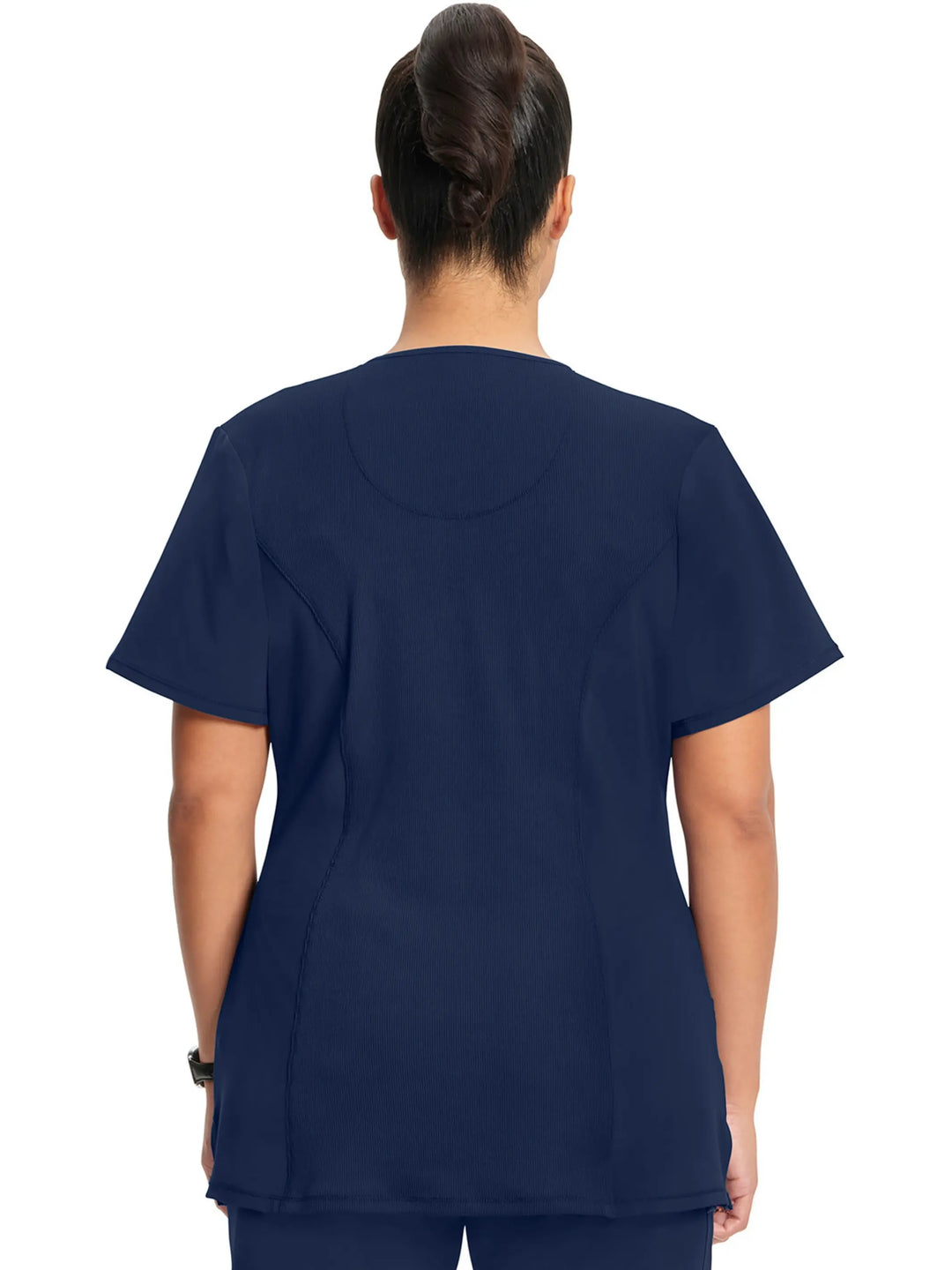 Infinity Women's Round Neck Scrub Top | Navy