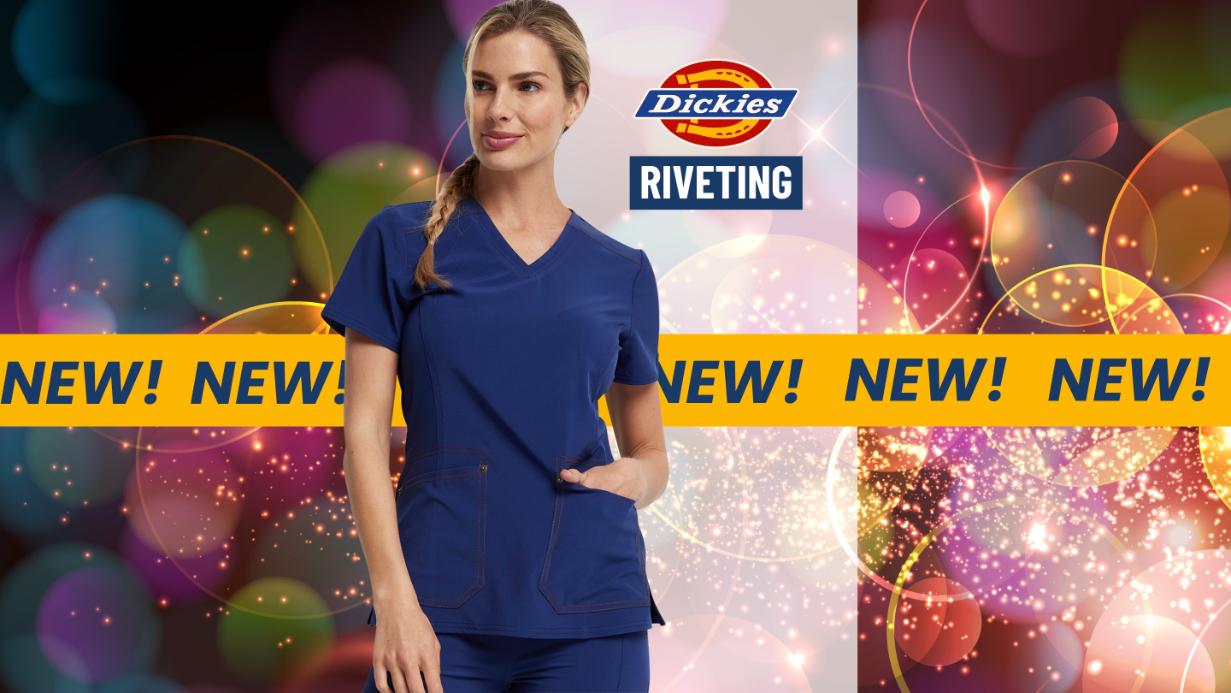 Dickies Riveting scrubs at Scrub Pro Uniforms.