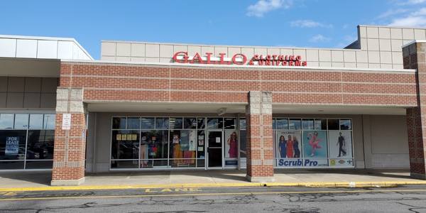 The Gallo Clothing storefront at our Janaf Shopping Center location in Norfolk, Virginia.