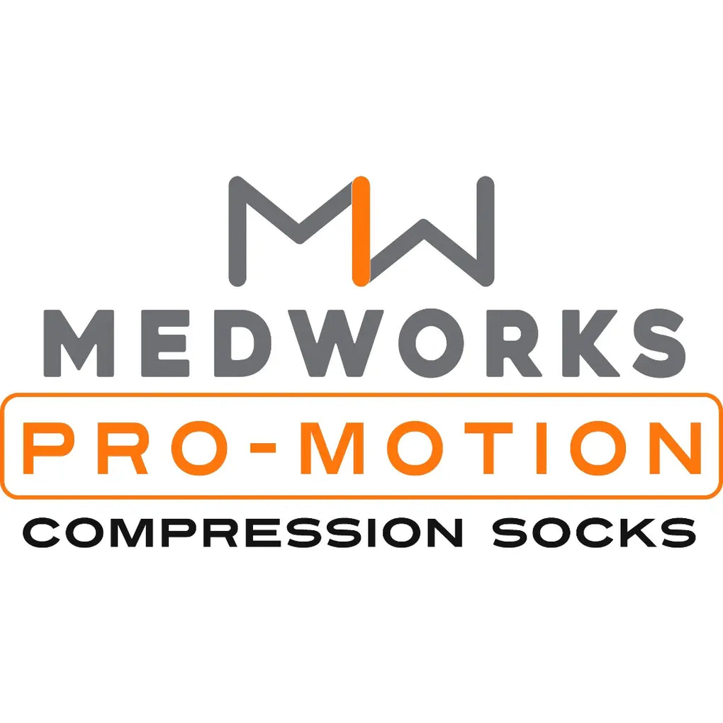 MedWorks Pro-Motion compression socks for men & women only at Scrub Pro Uniforms.