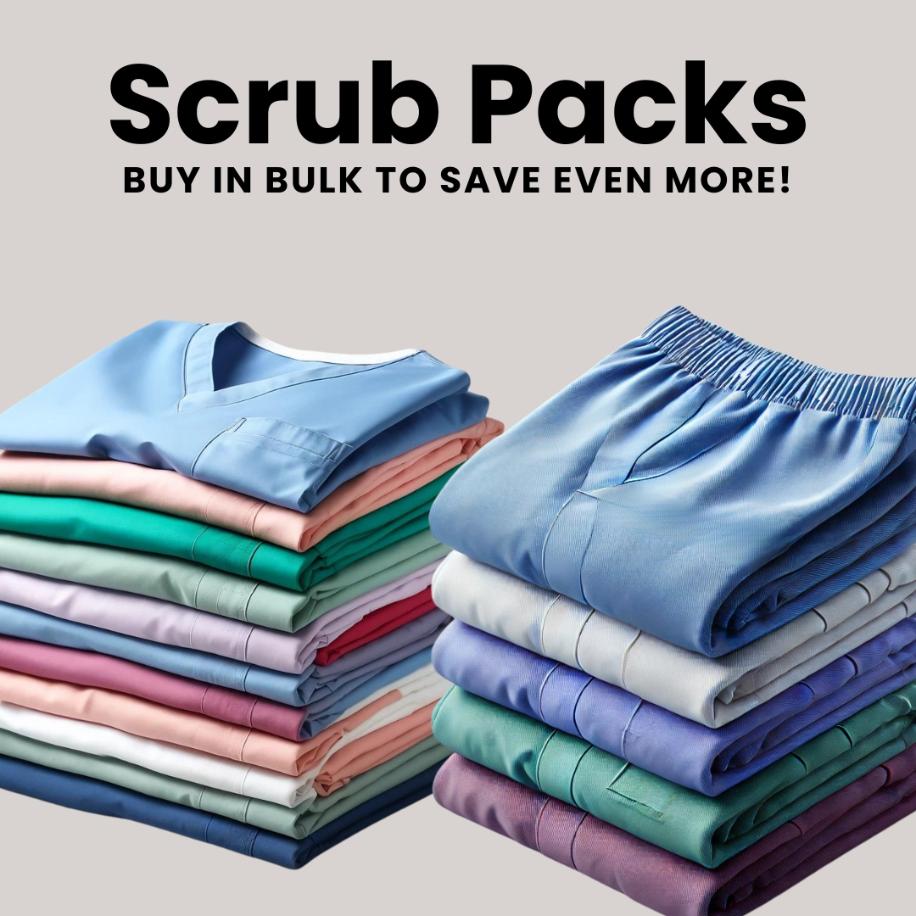 Buy in bulk at Scrub Pro and watch the savings pile up with Scrub Packs!