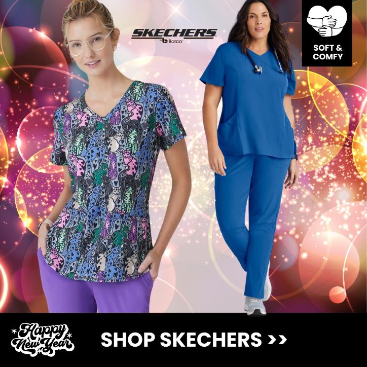 Skechers scrubs and more from Barco Uniforms at Scrub Pro Uniforms.