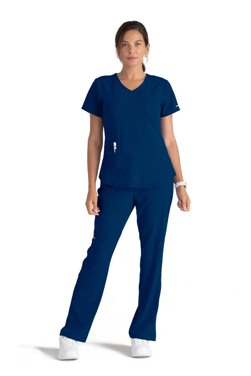 Barco Uniforms: Skechers by Barco Women's 3-Pocket Reliance Mock Wrap Top, Discount Barco Nursing Scrubs and Medical Uniforms, Discounts on Barco  Scrubs