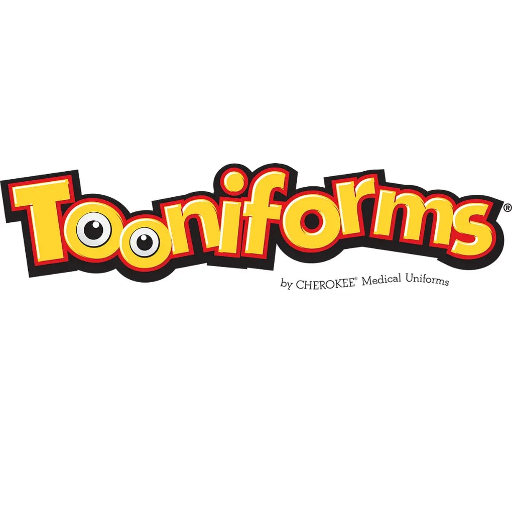 Tooniforms cartoon print scrubs for men & women at Scrub Pro Uniforms.