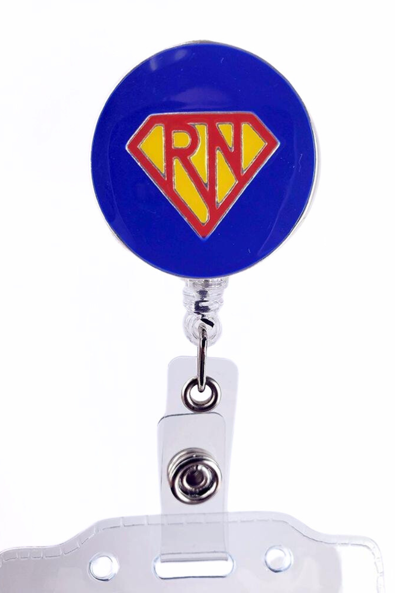 16 Pieces Nurse Retractable Badge Reel Holder Nurse Badge Reel ID