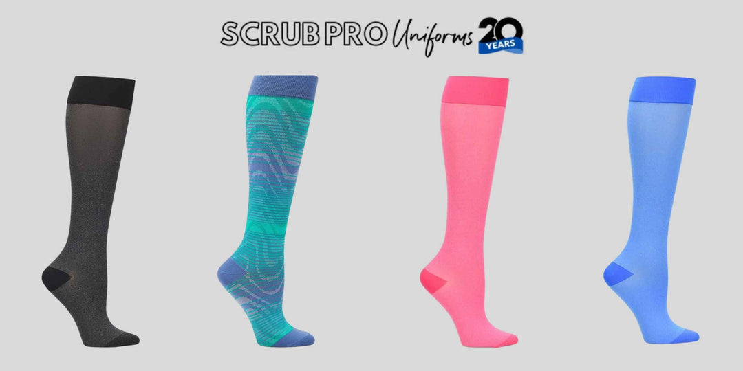 Affordable 15-20 mmHg compression at Scrub Pro Uniforms.