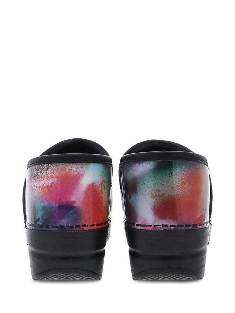 Dansko Professional Nurse Shoes in Spray Paint Patent featuring a 2 inch heel height.