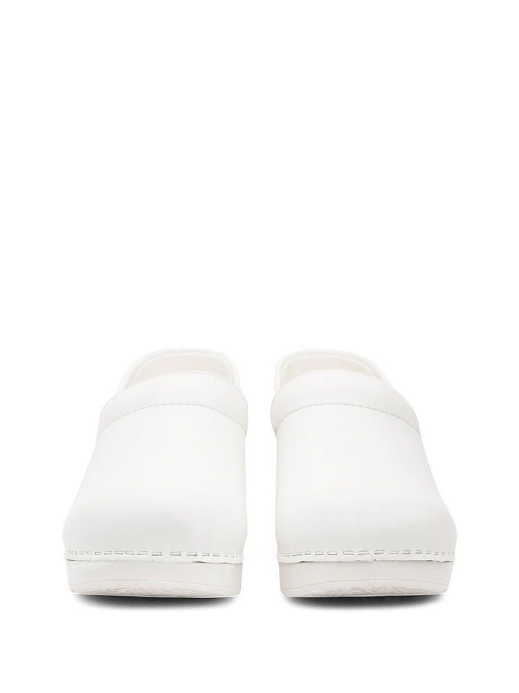 Dansko Professional Nurse Shoes in White Box featuring a Roomy reinforced toe box.