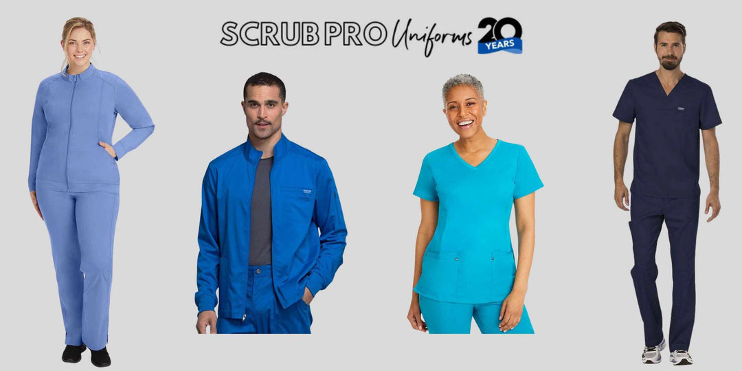 A look at a few of the scrub options available in Scrub Pro's collection of Dental Scrubs.